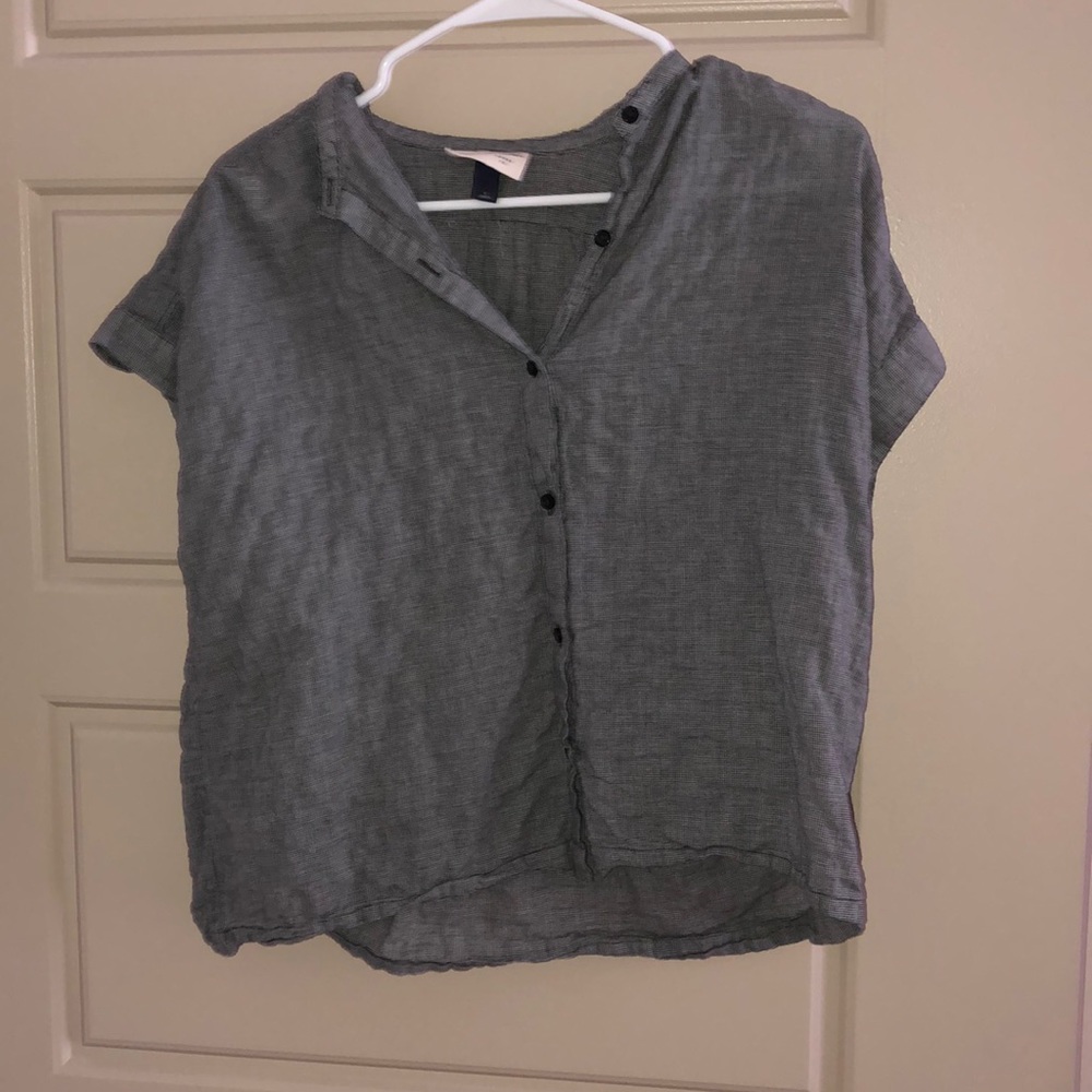 Crop top. Very cute with a blazer